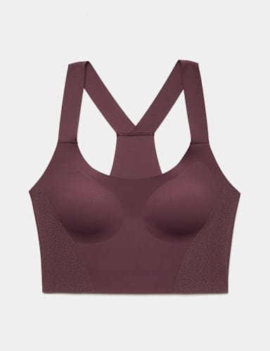 Shimmer Scoop Neck Racer Back Bra Vest.