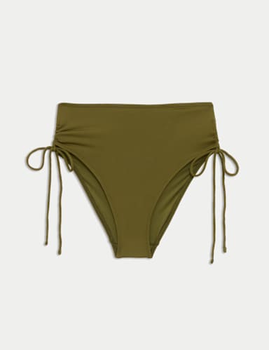 Tummy Control High Waisted Bikini Bottoms.