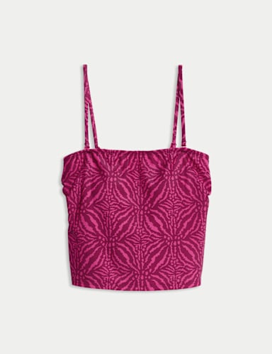 Printed Tankini Top.