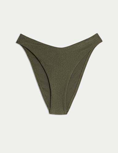 Sheen High Leg Bikini Bottoms.