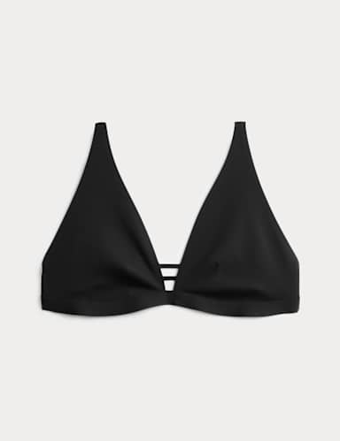 Sculpt Plunge V-Neck Bikini Top.