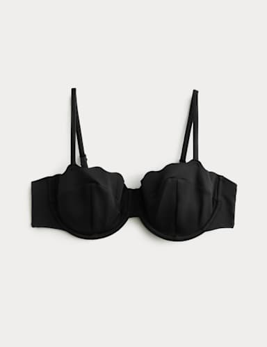 Wired Sculpt Scallop Bikini Top (A-E).