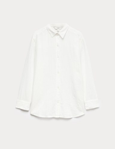 Pure Cotton Double Cloth Beach Shirt.