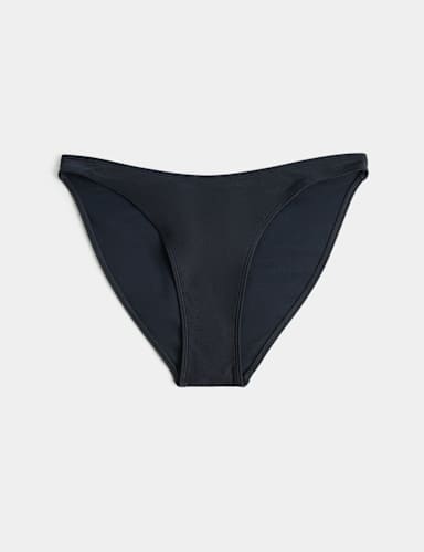 Low Rise High Leg Bikini Bottoms.