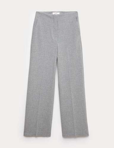 Relaxed Straight Trousers.