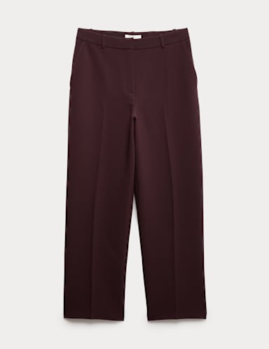 Tailored Straight Leg Trousers.