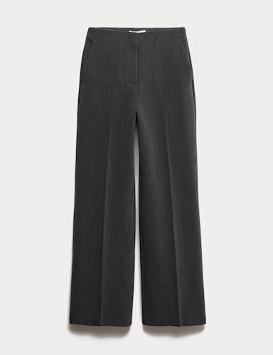 Tailored Relaxed Straight Leg Trousers.
