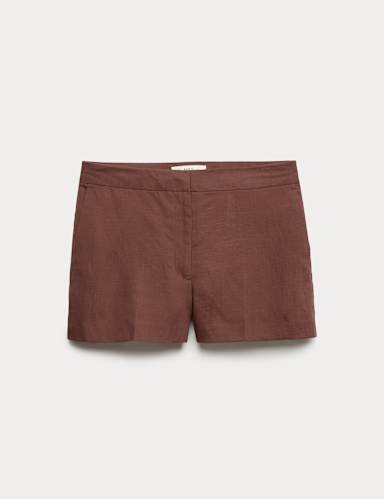 Lyocell Rich Utility Shorts with Linen.