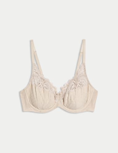 Amelia Lace Wired Full Cup Bra (A-E).