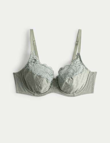 Amelia Lace Wired Full Cup Bra (A-E).