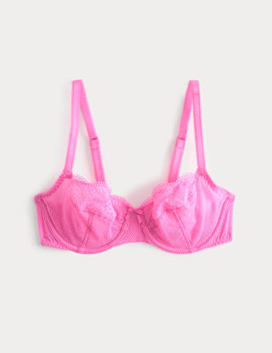 Jasmine Lace Wired Balcony Bra A-E.