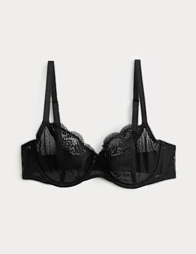 Jasmine Lace Wired Balcony Bra A-E.