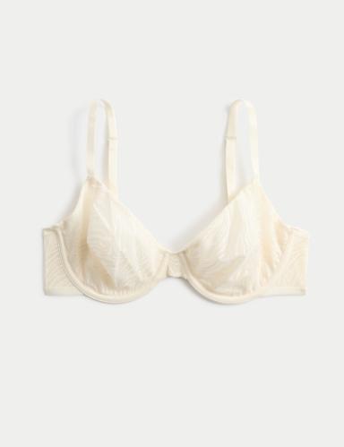 Body Lace Wired Demi Cup Bra A-E.