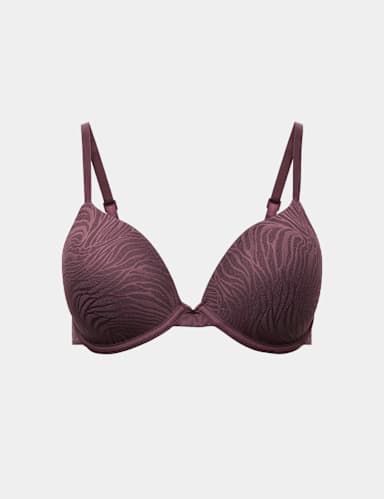 Body Lace Wired Demi Cup Bra A-E.