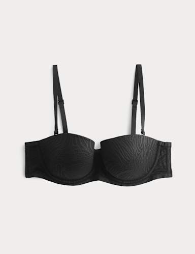 Body Lace Wired Strapless Bra (A-E).