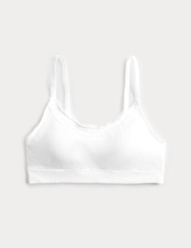 Jasmine Lace Non Wired Seamfree Crop Top.