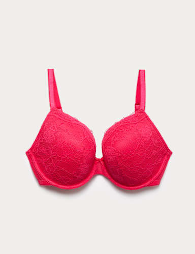 Jasmine Lace Wired Plunge Bra F-H.