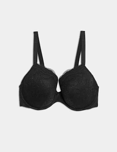 Jasmine Lace Wired Plunge Bra F-H.