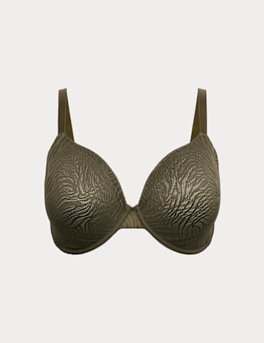 Body Lace Wired Demi Cup Bra (F+).
