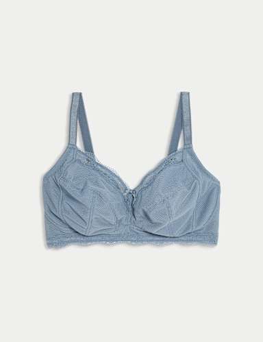 Jasmine Lace Trim Non Wired Bralette F+.