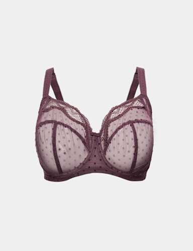 Mesh Wired Extra Support Bra F-J.