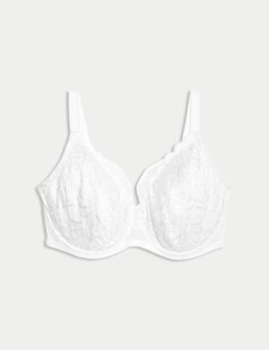 Amelia Lace Natural Lift Wired Full Cup Bra (F+).