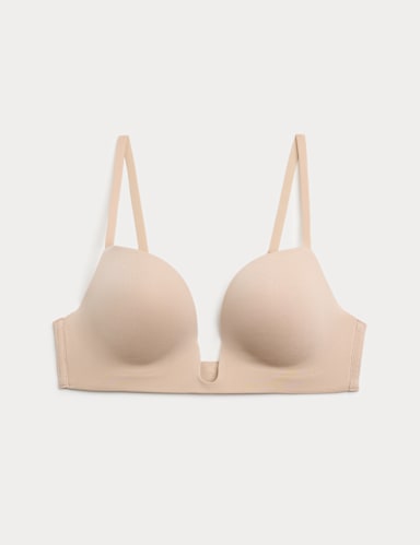 Body Invisibles Wired Push Up Plunge Bra (A-E).