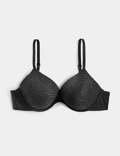 Body Lace Wired Push Up Bra (A-E).