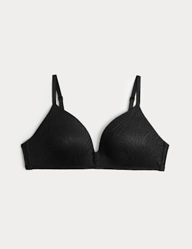Body Lace Non Wired Plunge Bra (A-E).