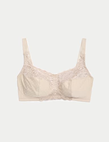 Amelia Lace Non Wired Total Support Bra B-H.