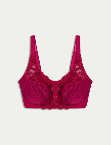 Amelia Lace Non Wired Total Support Bra B-H.