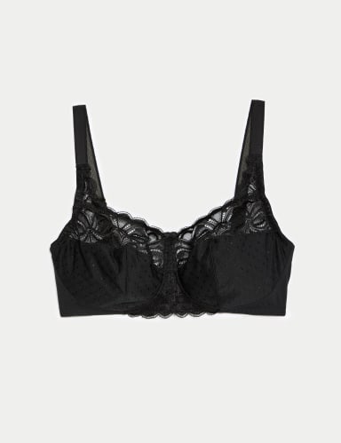 Amelia Lace Non Wired Total Support Bra B-H.