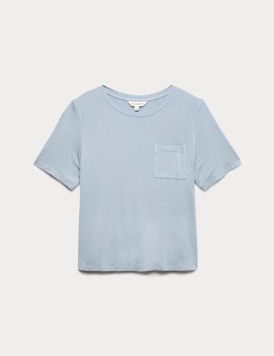 Pocket Detail Pyjama Top.