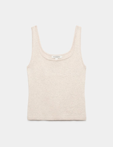 Lounge Knit Vest with Cashmere.