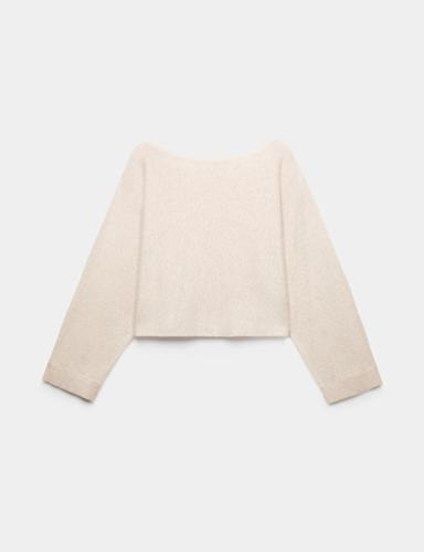 Merino Wool Blend Pyjama Top with Cashmere.