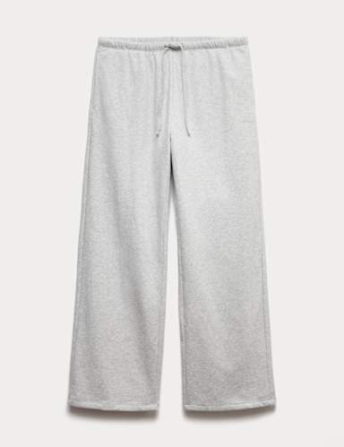 Cotton Rich Wide Leg Lounge Joggers.