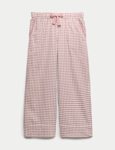 Flannel Gingham Pyjama Bottoms.