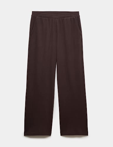 Cotton Rich Ribbed Lounge Pyjama Bottoms.