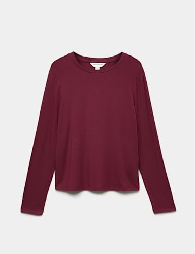 Modal Rich Long Sleeve Pyjama Top.