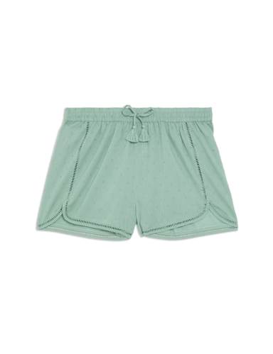 Pure Cotton Dobby Pyjama Shorts.