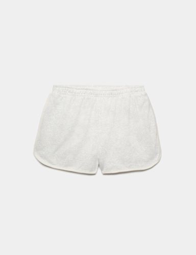 Cotton Rich Loopback Lounge Shorts.
