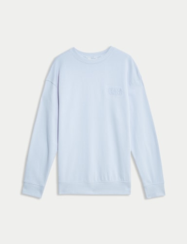 Cool Comfort™ Embroidered Lounge Sweatshirt.