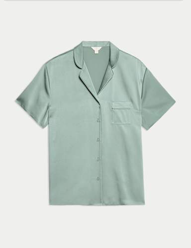 Dream Satin™ Revere Pyjama Top.