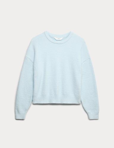 Cosy Bouclé Knitted Lounge Sweatshirt.