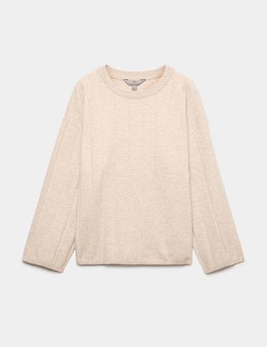 Knitted Long Sleeve Lounge Top.