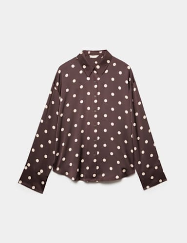 Dream Satin™ Printed Pyjama Shirt.
