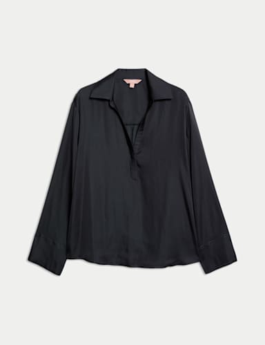 Satin Pyjama Top.