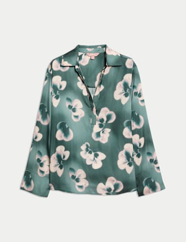 Dream Satin™ Floral Pyjama Top.