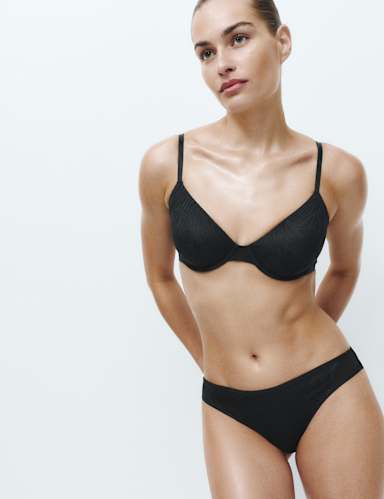 2 Pack Body Lace Brazilian Knickers.