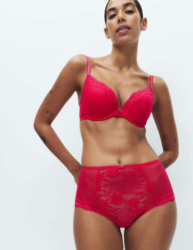 3pk Jasmine Lace High Rise Shorts.